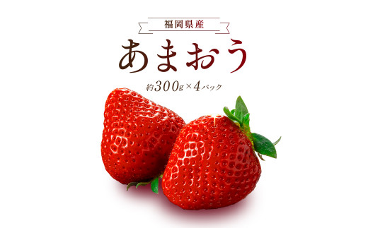 【2027年1月より順次発送】エコファーマー あまおう 約300g×4パック 計1.2kg_いちご あまおう 約300g×4パック 計1200g 甘い 美味しい 果肉 果物 スイーツ スムージー ジャム パン ヨーグルト エコファーマー 安心 冷蔵 冷凍保存 福岡県 久留米市 お取り寄せ ギフト お祝い 送料無料_Fi040