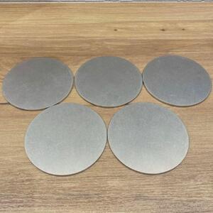ステンレス製コースター 5枚セット