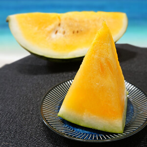 1116.鳥取県産 金色羅皇スイカ 1玉 7-9キロ前後（こちらの返礼品は、大栄西瓜ではありません）