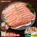 【ふるさと納税】【3回定期便】豚帝 豚ロース スライス 600g（300g×2pc）【KRAZY MEAT(小田畜産)】[ZCP053]