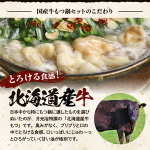 国産牛もつ鍋セット あご出汁醤油  〆のラーメン付き 2人前_もつ鍋 セット 2人前 あご出汁醤油 ホルモン あっさり ホルモンの脂 あごの香り ラーメン 冷凍 九州 福岡県 久留米市 福岡名物 福岡