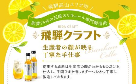 バンカンチェッロ180ml 2本セット | 和製リキュール 河内晩柑 アルコール 酒 サワー 有限会社森瓦店 MM025