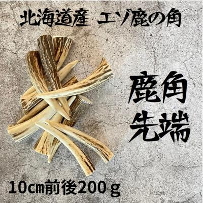 ふるさと納税 帯広市 鹿の角 枝先10cm前後200gセット 北海道産 アクセサリー クラフト材