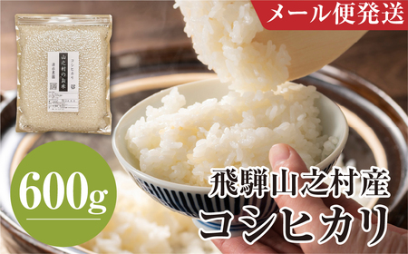 【玄米】 600g 飛騨産 コシヒカリ / 米 お米 約4合 清水農園 [Q2727]