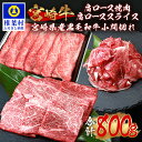 【ふるさと納税】受賞歴多数!! 宮崎牛 肩ロース スライス「300g」・焼き肉「300g」＆宮崎県産 黒毛和牛 小間切れ「100g×2」【合計800g】【MT-71】｜送料無料 牛 肉 牛肉 人気 黒毛和牛 和牛 国産牛 国産 ブランド牛 おすすめ 冷凍 父 母 敬老 お祝い 内祝い お中元 お歳暮｜