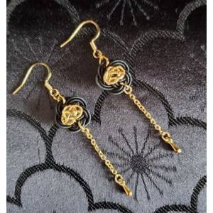 【金沢水引】genol　ピアス　ブラック【1677315】