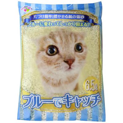 ふるさと納税 富士市 紙の猫砂 LOVEにゃんブルーでキャッチ 6.5L 【7袋入】 |  | 01