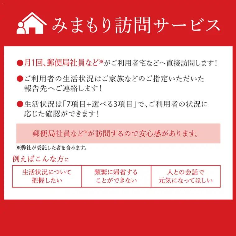 DV-2　郵便局のみまもり訪問サービス(６か月)