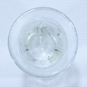 花器「光琳」筒型（カラー：クリア）【グラスアート黒木】_A0004-004