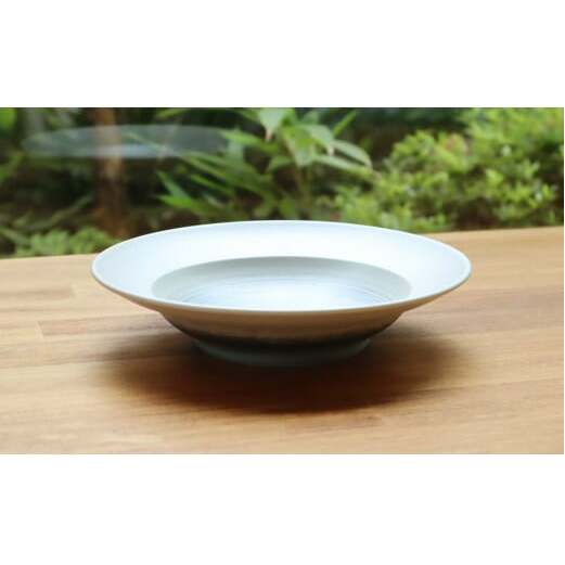 【まるふくオリジナル】有田焼 Whitepearl×Grayリムボウル２個セット サラダ スープ リム付 多用鉢 おしゃれ ミニボウル A25-282_イメージ3