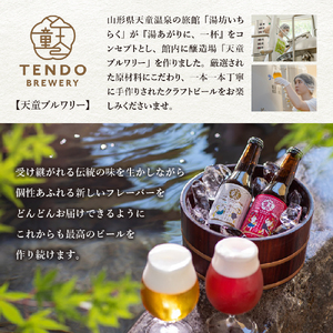TENDO BREWERY クラフトビール 10本 セット 【 グラス 付き 】 ビール 08-37-008