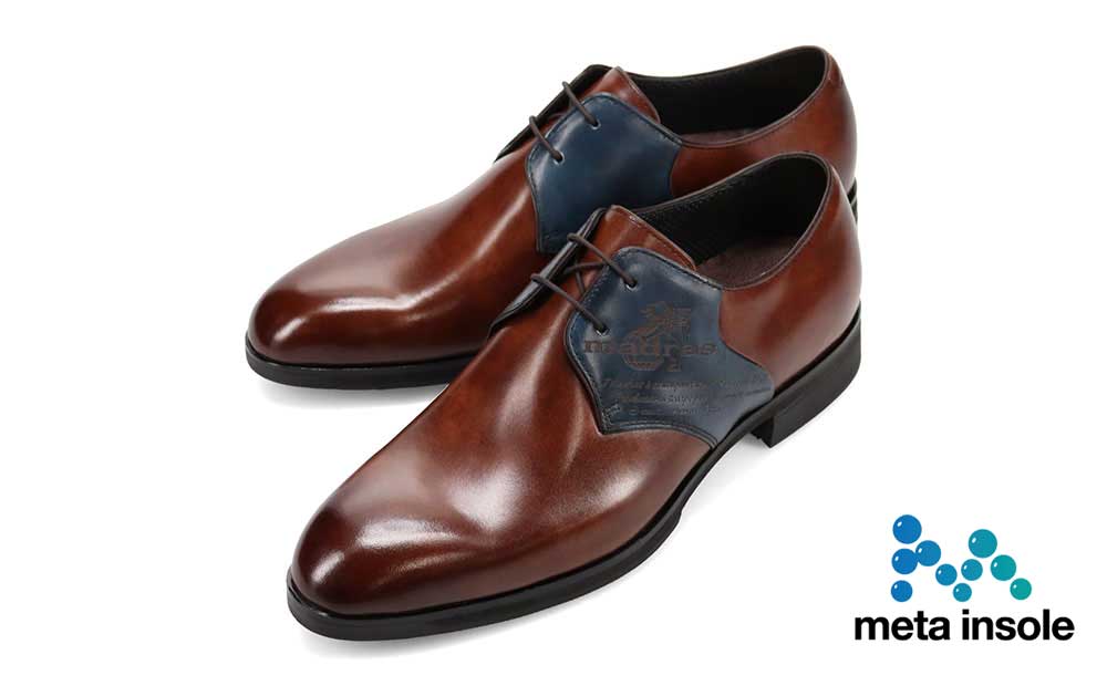 madras(マドラス) 紳士靴 meta insole搭載 M523MT (カラー：ダークブラウン/ネイビー、サイズ：25.5cm) ダークブラウン/ネイビー 25.5cm