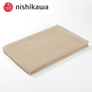 西川 カシミヤ毛布NP3656 ベージュ FQ03122000300｜無地 シンプル 保温性 カシミヤ100% なめらかな肌ざわり [3991]