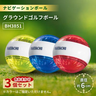 ふるさと納税 湖西市 3個セット ナビゲーションボール グラウンドゴルフボール BH3851