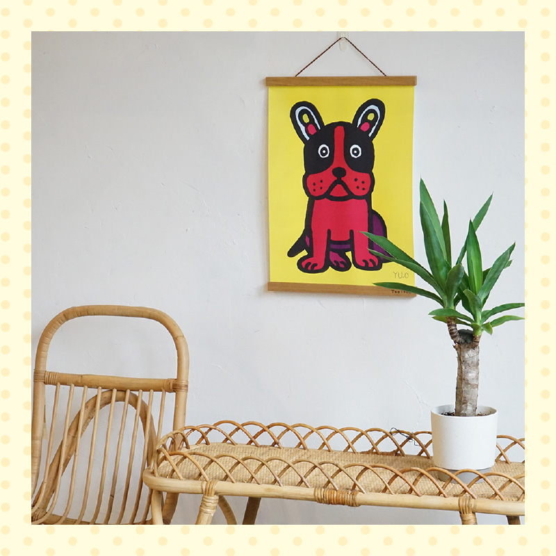 小牧市のアーティスト奥山優さんのポスター 小牧市制70周年記念