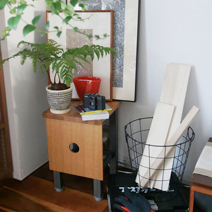 手しごと椅子 （テシゴトイス） C-060N クリア_集成材  EB8-0674