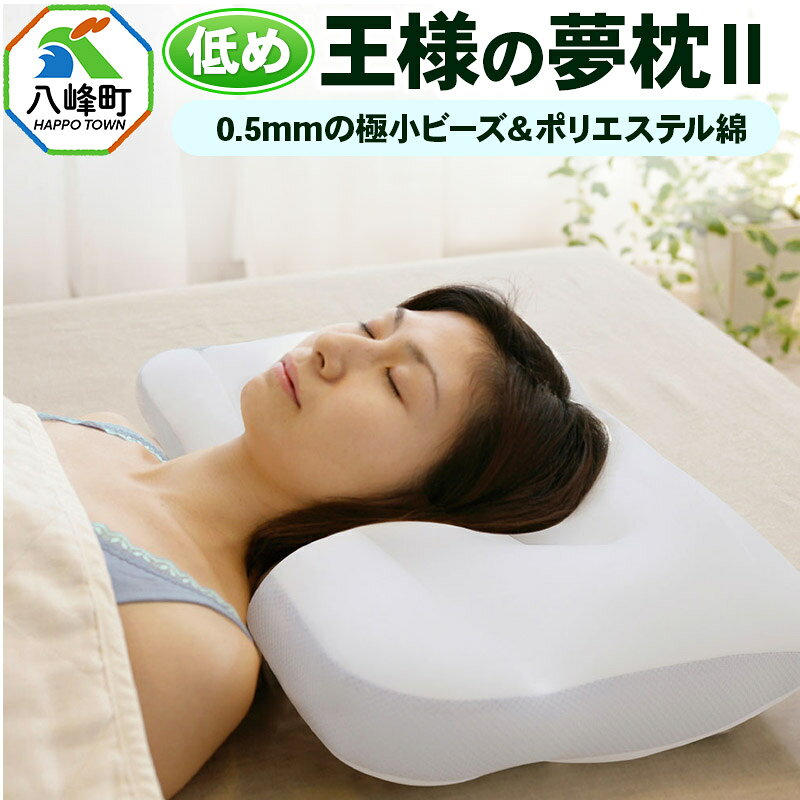 【ふるさと納税】王様の夢 枕 2 低め タイプ 頚椎 首 支える 王様シリーズ 安眠枕 快眠枕 洗える 枕カバー 王様の夢枕 肩 サポート ストレートネック 日本製 誕生日 ギフト プレゼント まくらカバー 王様 寝姿勢 横向き 仰向け 男性 女性 おす