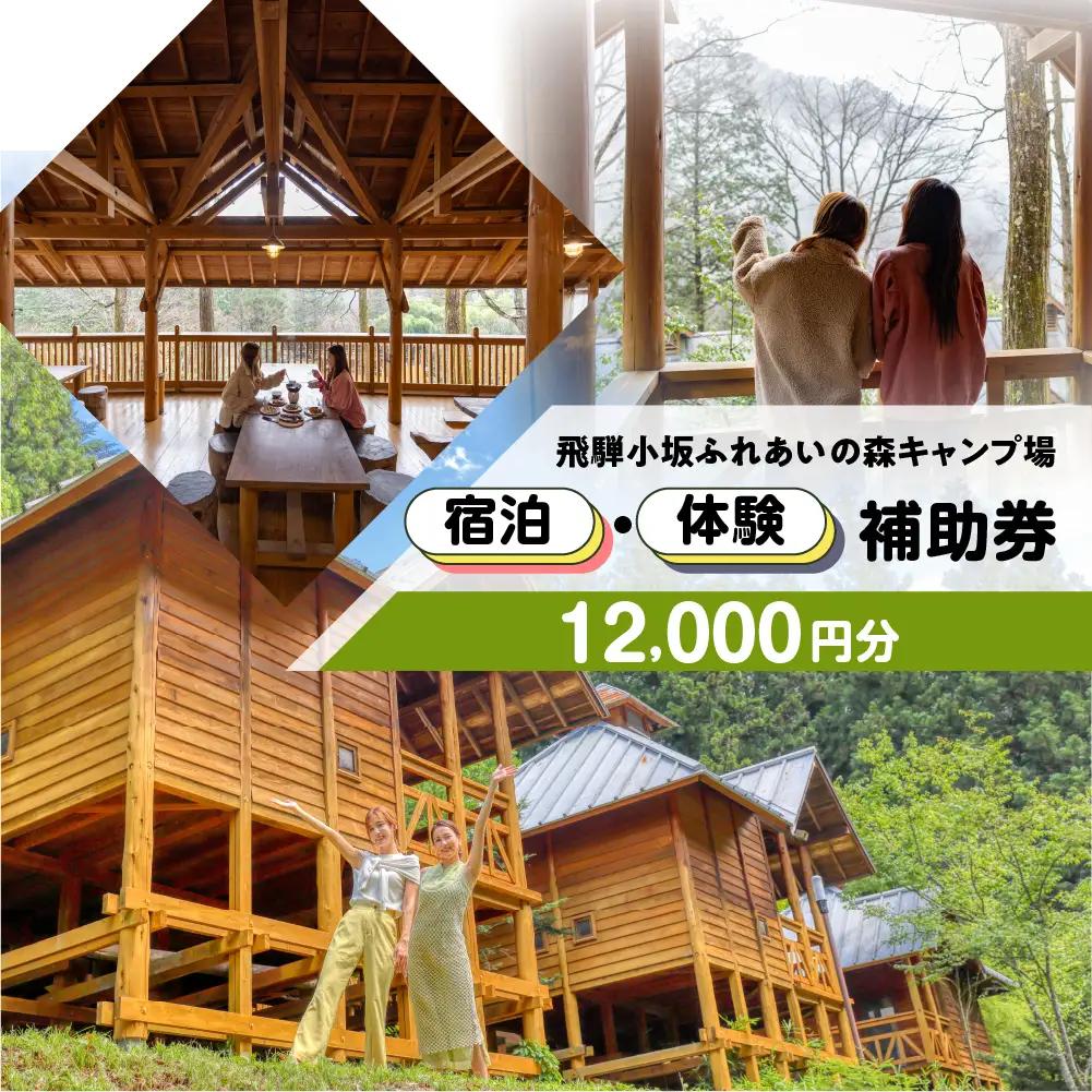 【のほほんパークひだおさか】宿泊・体験補助券（12,000円分）【a030-4】