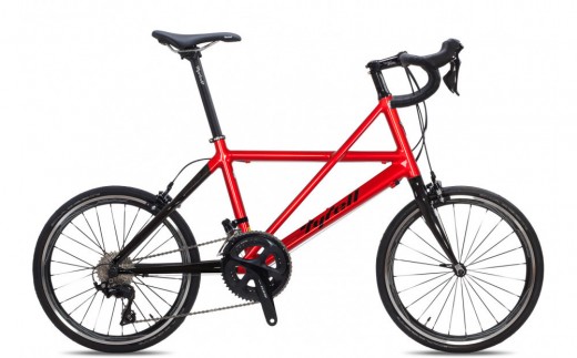 Tyrell(タイレル)  CSi キャンディーレッド ドロップハンドル 自転車 折りたたみ式 ミニベロ スポーツ ロードバイク スポーツサイクル 簡単 コンパクト 通勤 通学 サイクリング 変速付き 香川県