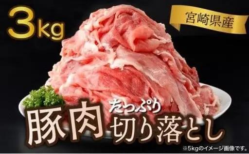 《2026年7月発送》豚肉切り落とし 250g×12パック 合計3kg_K033-024-2607