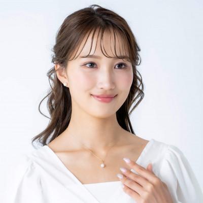 ふるさと納税 神戸市 【薄月】無調色 アコヤパール ダイヤモンド K18 イエローゴールド ペンダントトップ |  | 02