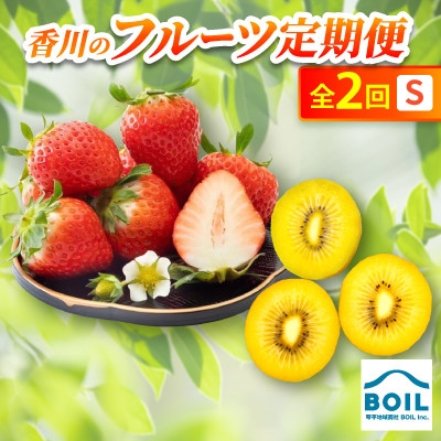 
                  ＜発送月固定定期便＞香川のフルーツ(2S)全2回【4083516】
                