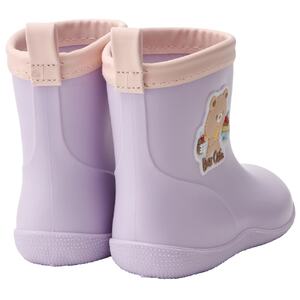 ワッペン付レインブーツ　Ｂｅａｒ　Ｃａｆｅ　15cm　5-103