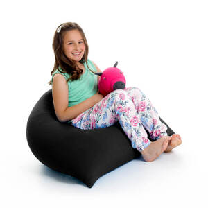 ビーズクッション Yogibo Pyramid (ヨギボー ピラミッド) ブラック [M533-1BK] クッション 椅子 ビーズソファ ソファ ビーズクッション ローソファ インテリア 家具 送料無料