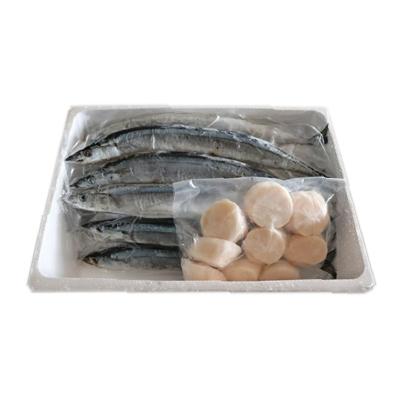 ふるさと納税 根室市 冷凍生さんま5尾×5P、ほたて貝柱200g×2P C-36038 |  | 03