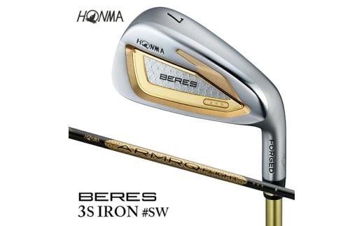本間ゴルフ BERES (2026) 3Sグレード ARMRQ FLIGHT 3S #SW（1本） ゴルフクラブ アイアン IRON　SHG0135