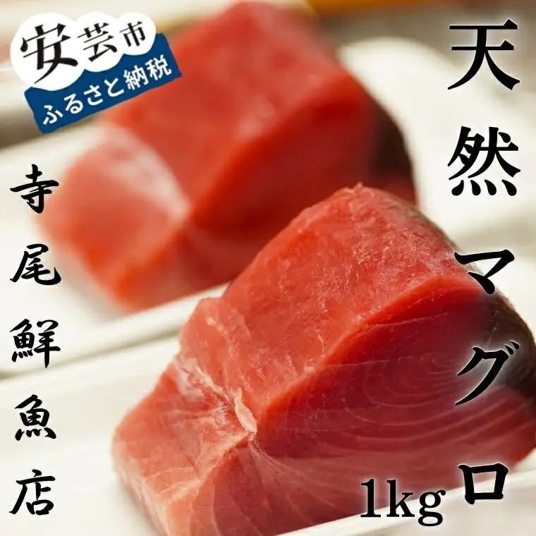 冷凍天然マグロ 赤み 1kg  キハダマグロ