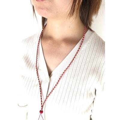ふるさと納税 伊賀市 (組紐)ネックストラップ丸組　朱雀