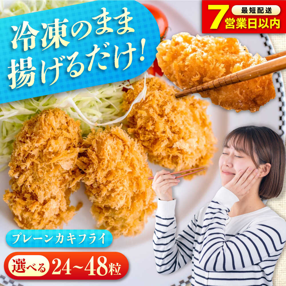 【ふるさと納税】【楽天限定/スピード発送/選べる配送月】【選べる容量】冷凍 カキフライ (プレーン) 冷凍カキフライ 広島牡蠣 牡蠣 かき カキ カキフライ 料理 簡単 魚介類 海鮮 ギフト 人気 おすすめ 大粒 ジューシー 簡単調理 送料無料 福山市/クニヒロ株式会社[BACG003]