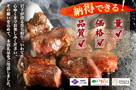 いわて牛 乱切り 250g (DV055) 訳あり 黒毛和牛肉 サイコロステーキ