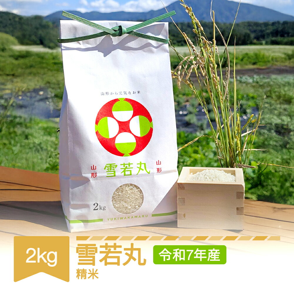 【ふるさと納税】米 コメ 2kg 雪若丸 精米 米 令和7年産 2025年産 山形県村山市産 no-ywxxx2 送料無料 ※沖縄・離島への配送不可