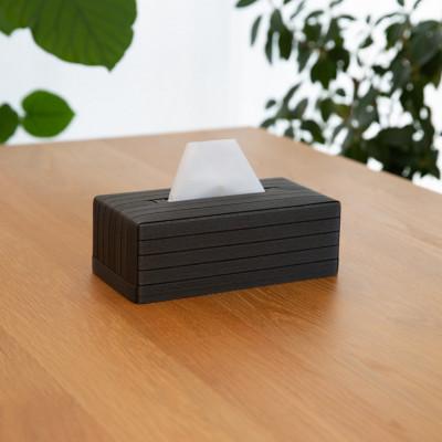 ふるさと納税 奥州市 心地よい暮らしをつくる ティッシュケース Tall チャコールグレー バンドシー [AR098] |  | 01