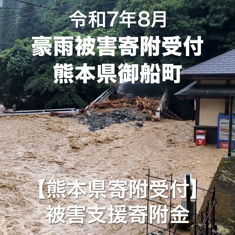 【ふるさと納税】令和7年8月 豪雨被害寄付受付 熊本県 御船町 （返礼品はありません）