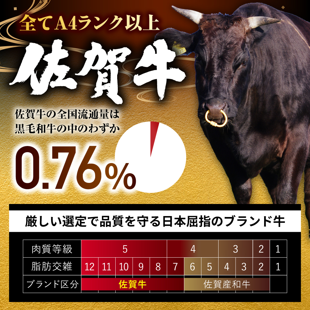【国内トップクラスの黒毛和牛】 A4 A5 佐賀牛焼肉用カルビ400g 吉野ヶ里町/ミートフーズ華松 [FAY047]