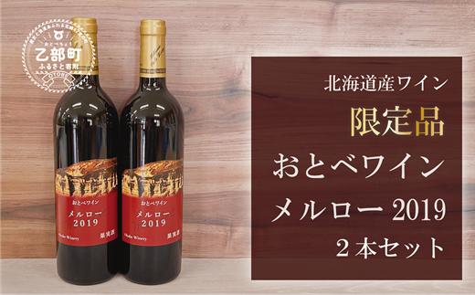 
【数量限定】＜おとべワイン　メルロー　750ml×2本セット＞北海道 乙部町 道産 道南 道南ワイン おとべワイン ワイン 赤ワイン ミディアムフルボディ 限定 限定品 爽やか 酸味 熟成
