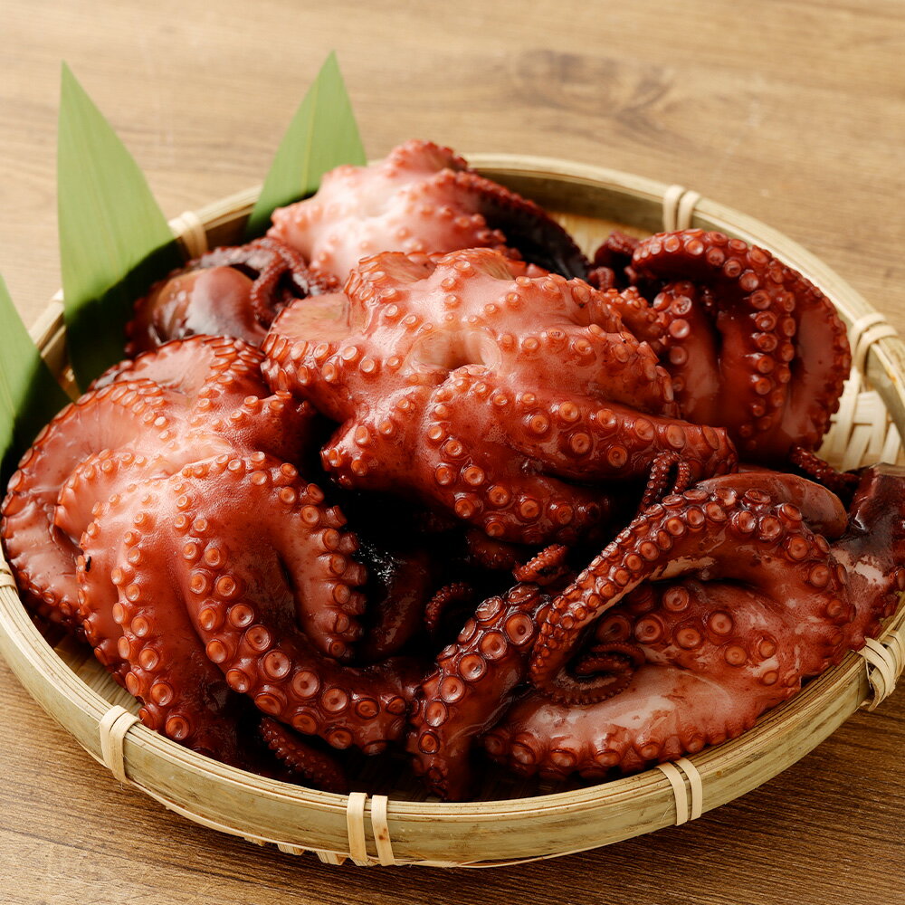 【ふるさと納税】茹でダコ 約1kg 3～4匹 魚介類 海鮮 たこ タコ 蛸 冷凍 国産 大阪府 阪南市 送料無料