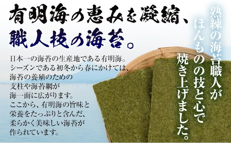 【訳あり】 塩のり 福岡有明のり 全形 100枚