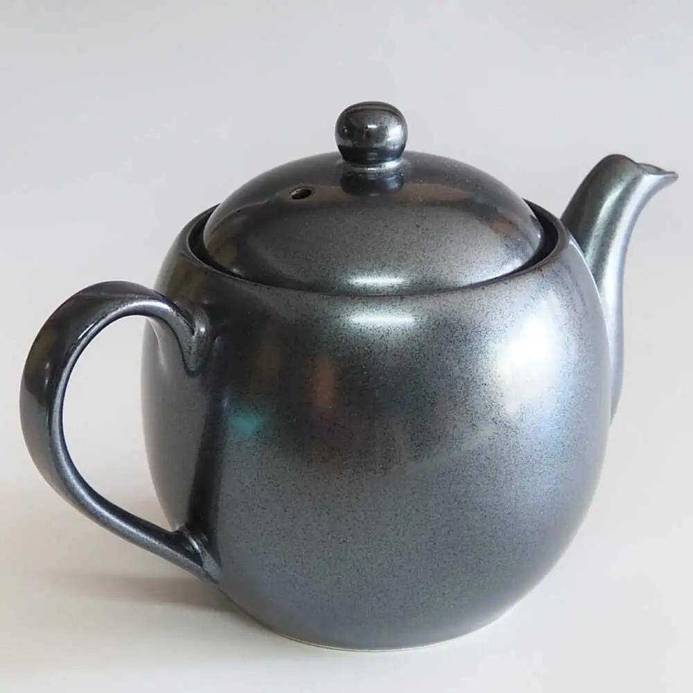 【瀬戸焼】ティーポット 鉄結晶400ml（2人用）【矢野製陶所】 / おうちカフェ ティータイム 癒し [BBCP008]