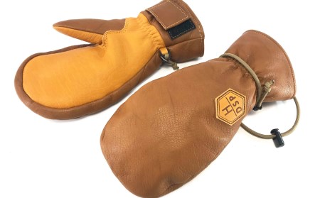 スキーグローブ 　ミトン　ブラウン　M　