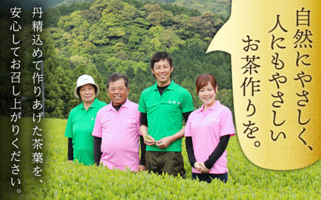 【1番茶の濃厚な旨味！】さざの有機栽培茶  極  100g×3本詰め【宝緑園】[QAH005] お茶 茶葉 長崎