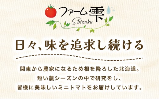 【先行販売】【ファーム雫】食べ比べセット　ミニトマト赤＆オレンジ計２kg【a127-005】 赤＆オレンジ