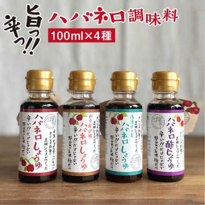 ふるさと納税 糸島市 ハバネロ 調味料 100ml 4本 セット [ACC014]