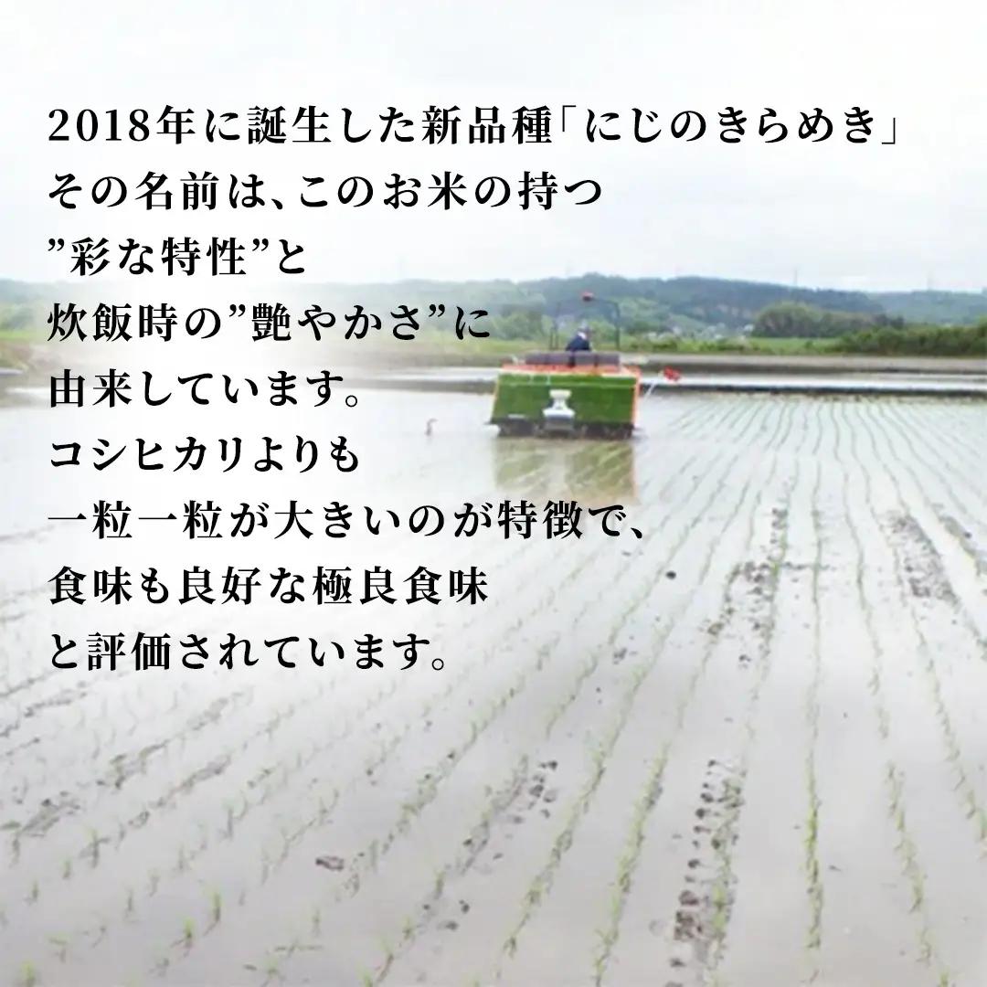 お米 5kg 先行予約 《10月より順次発送予定》 令和8年産 「にじのきらめき 精米」 精白米 米 ご飯 ニジノキラメキ 城里町産 (AX017)
