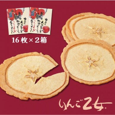 【ふるさと納税】りんご乙女 16枚×2箱【配送不可地域：離島】