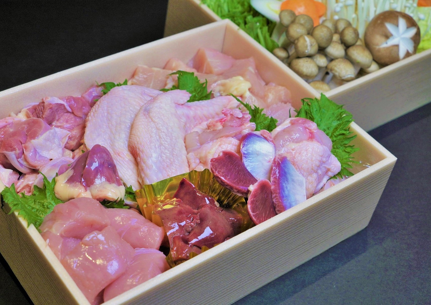播州百日鶏丸ごと一羽セット　野菜セット
