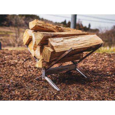 ふるさと納税 五戸町 [DD-C0]フェニックスライズの薪スタンド「ダブルデッカちゃん0号」 |  | 02